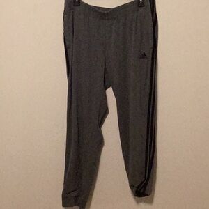 Adidas Track Pants Grey and Black
